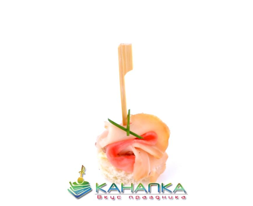Канапе “Масляная рыба с имбирем”