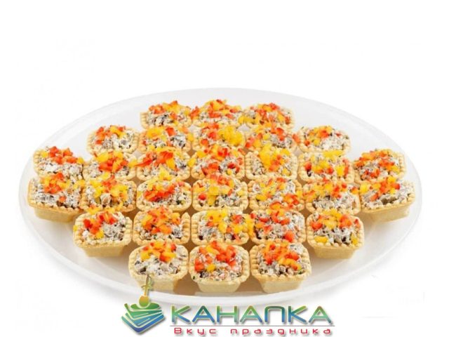 Тарталетки с начинками заказать